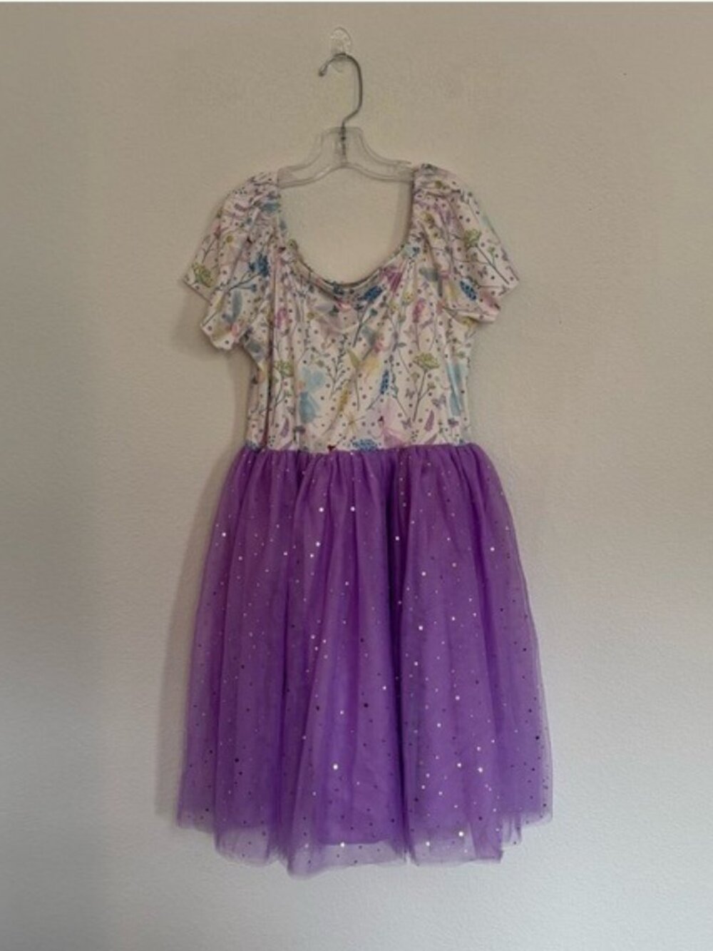 Okie and Lou Kids Fairy Friends Sparkle Tulle Dress Size 10/12 NWT
